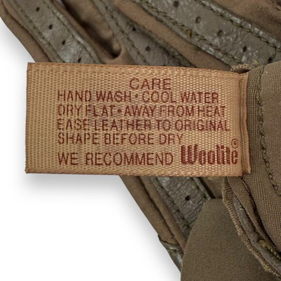 ❌SOLD❌1970's ARIS ISOTONER taupe brown leather motorcycle gloves - Picture 7 of 15